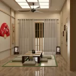 Zen-style-living-room- interior designer in bangalore