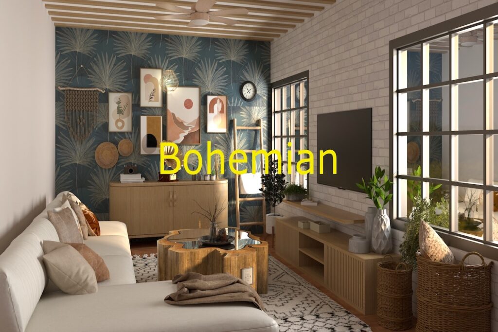 Bohemian Style Interior Design - Akarsh Designs