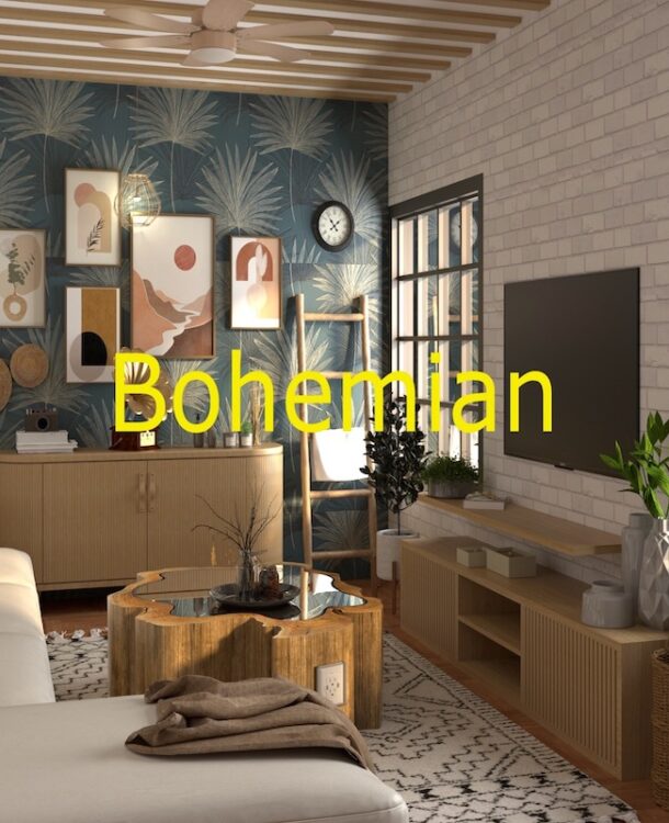 Bohemian Style Interior Design - Akarsh Designs
