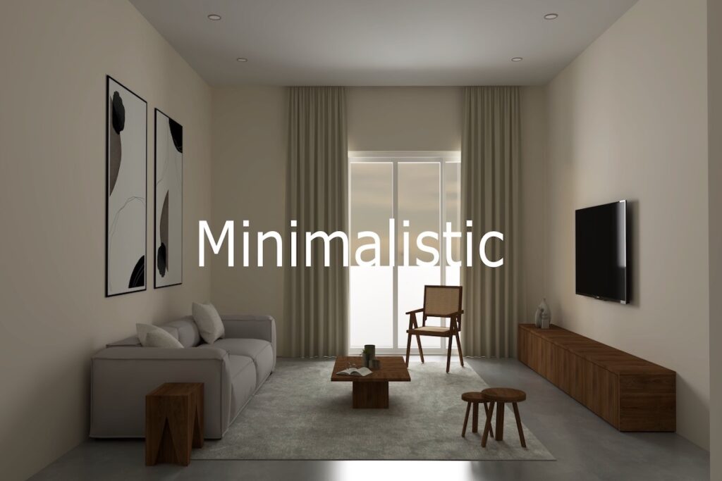 Minimalistic Yet Modern Living Room