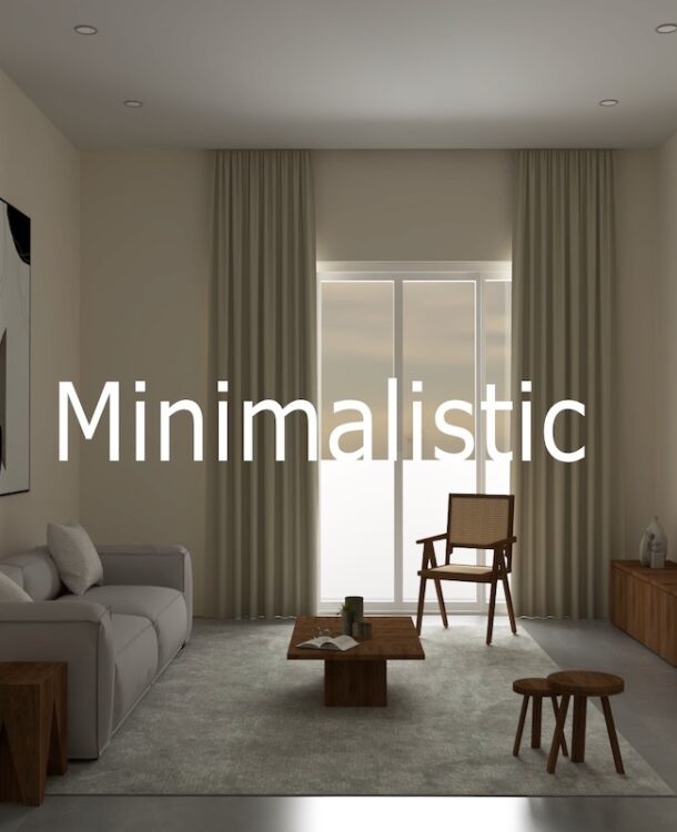 Minimalistic Yet Modern Living Room