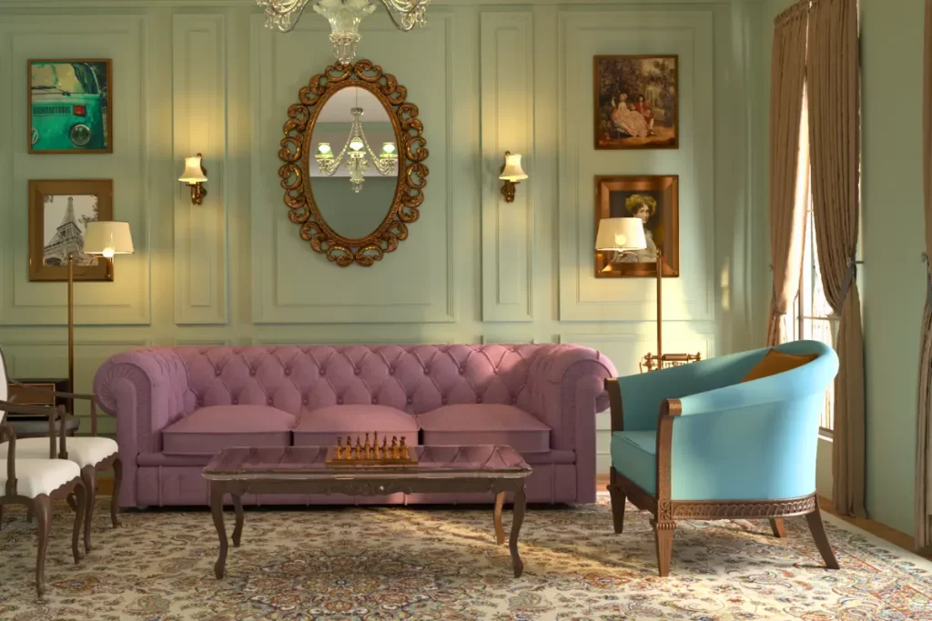 Charming Vintage Style Living Room for Vintage Interior Design