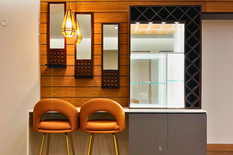 Fusion Theme Entertainment and Bar Unit - Interior Design Image