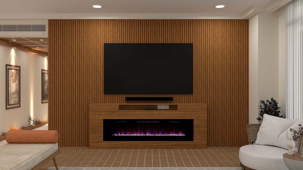 Fireplace Wall - Design Visualisation