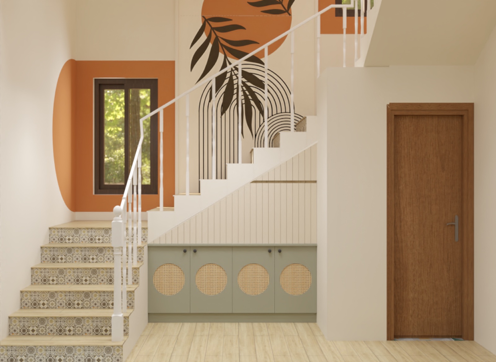 Design proposal: Under-stair storage, closed