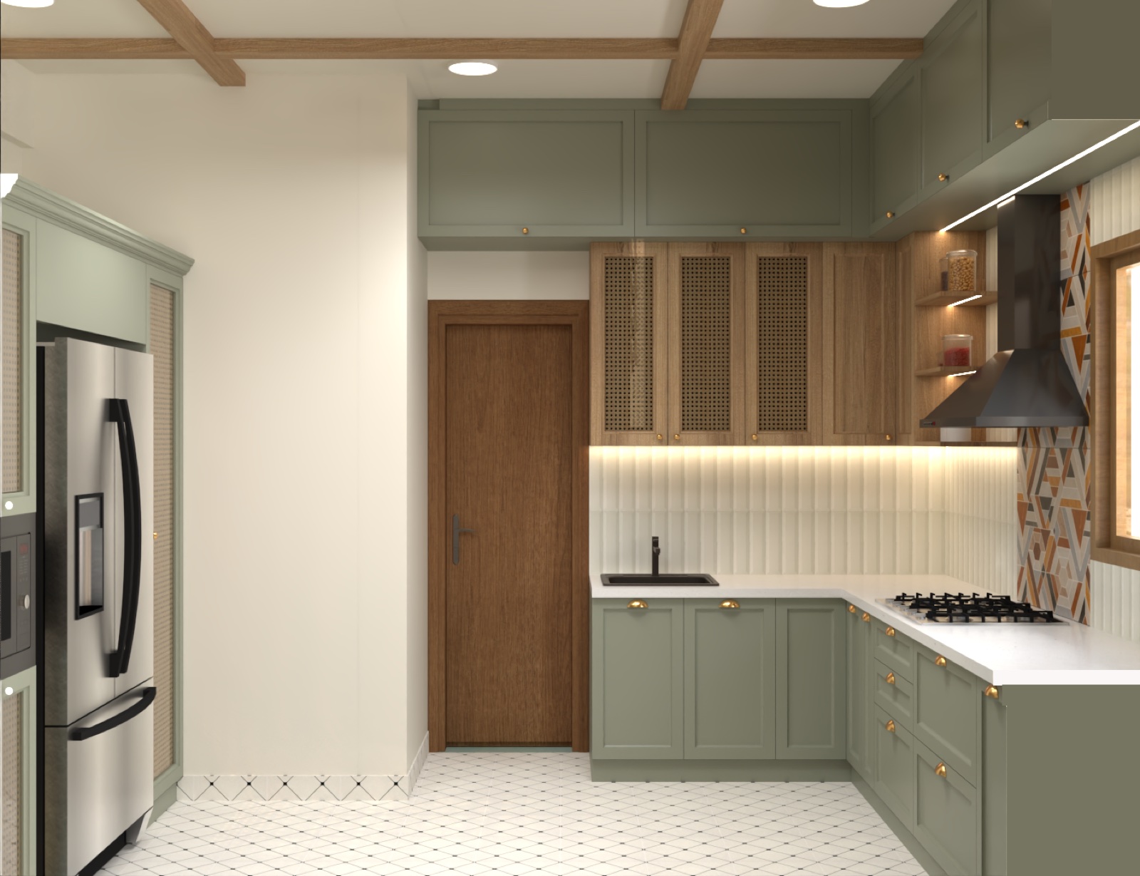 Design proposal: Kitchen sink wall