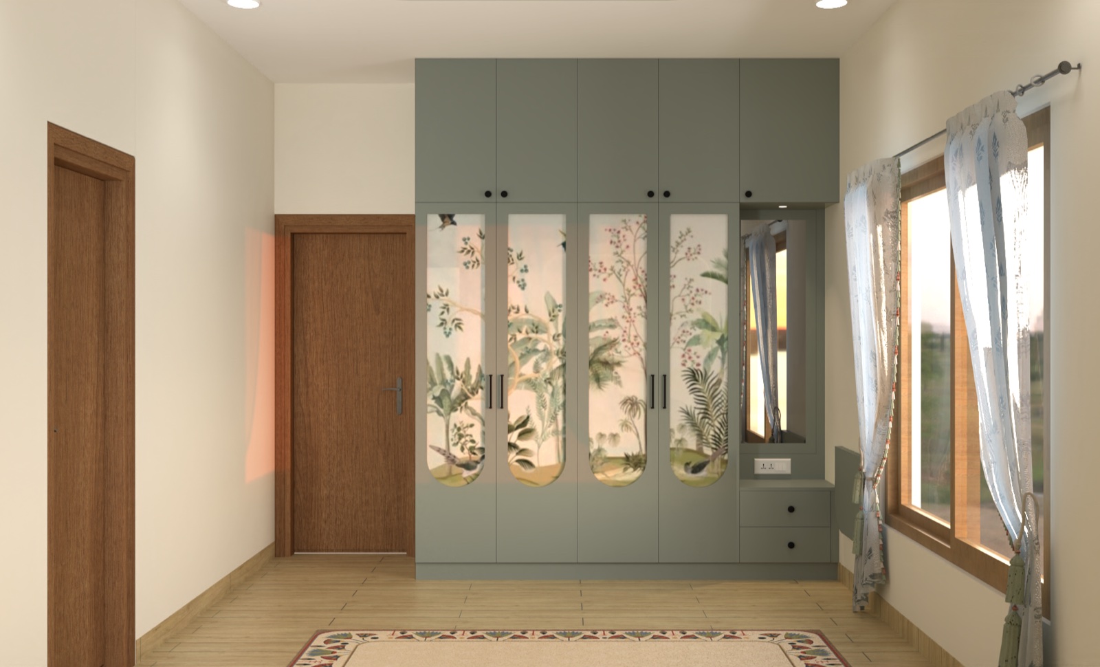 Design proposal: Guest-bedroom wardrobe