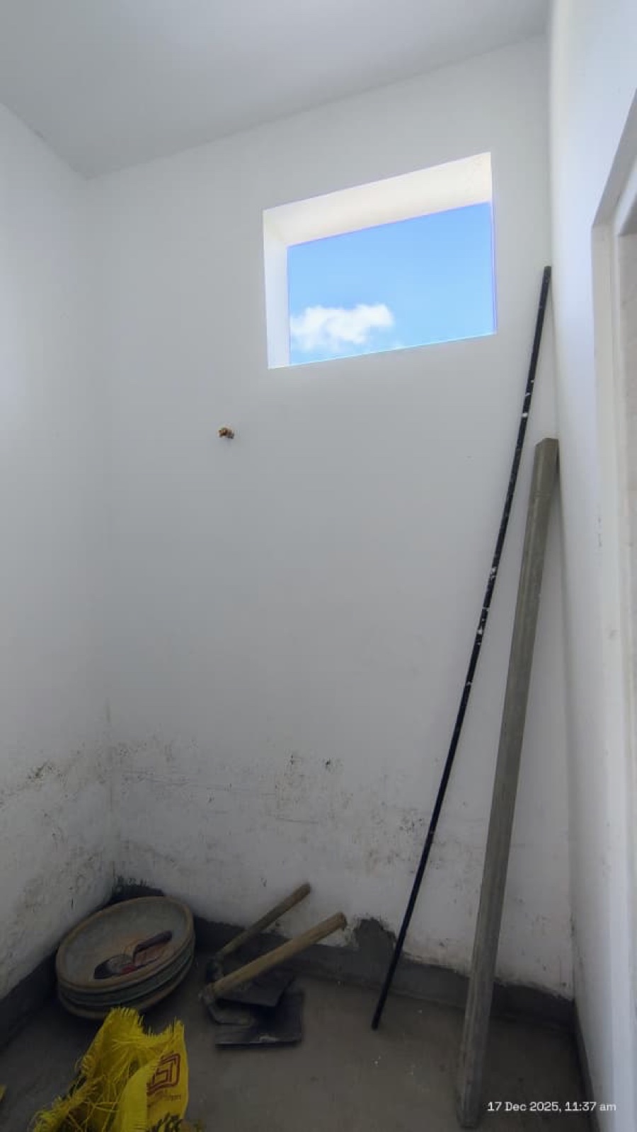 Before interiors: Blue bedroom wardrobe